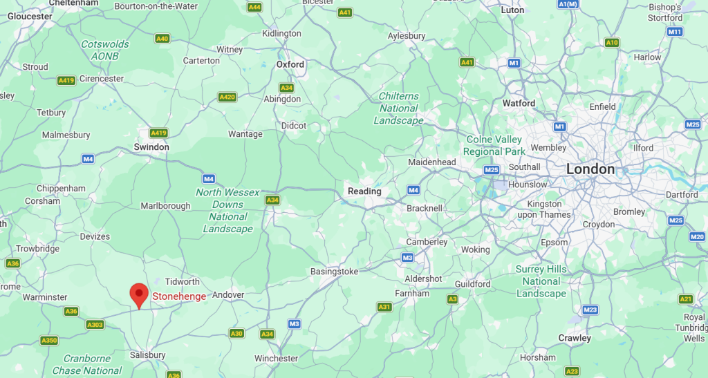 stonehenge map