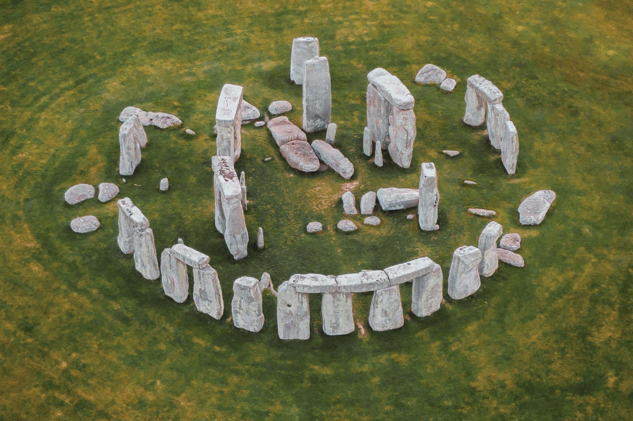 stonehenge from the air
